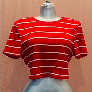 SHEIN STRIPED CROP TOP